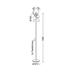 Holtkötter Leuchten Nova LED Deckenfluter