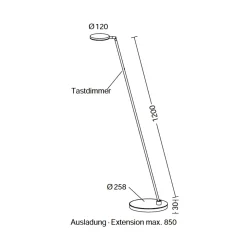 Holtkötter Leuchten Plano S LED Stehleuchte