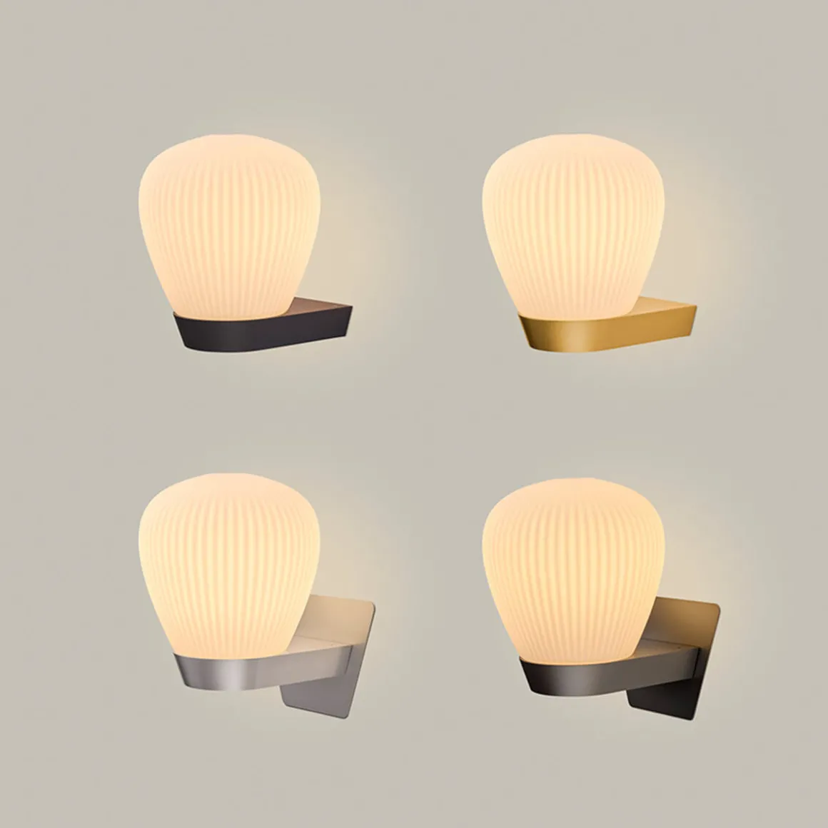 Holtkötter Leuchten Plissee W Wandleuchte