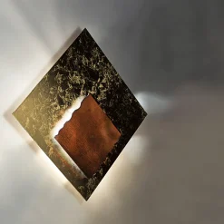 Icone Piastra QP LED Wandleuchte, 35 x 35 cm