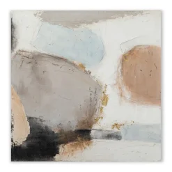 ImageLand Gemälde Abstrakt in Nude und Rosa II, 100 x 100 cm