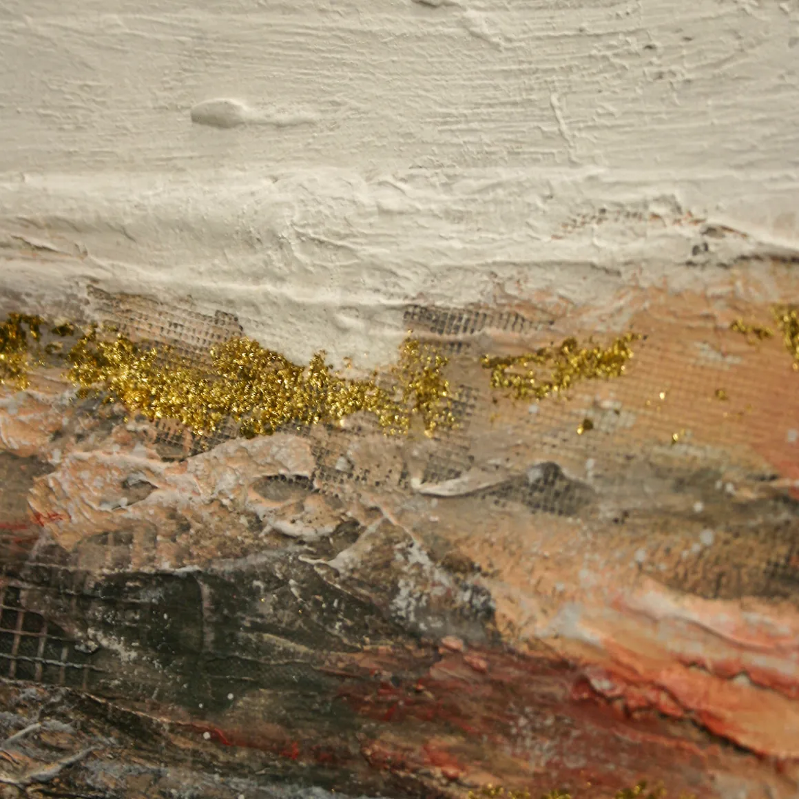 ImageLand Gemälde Abstrakt in Nude und Rosa I, 60 x 60 cm