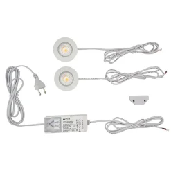 Interlight Cabiled Downlight LED Möbeleinbaustrahler, 2er Set