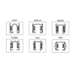 Interlight Camita ColourDrop 10W Tracklight LED Schienenstrahler