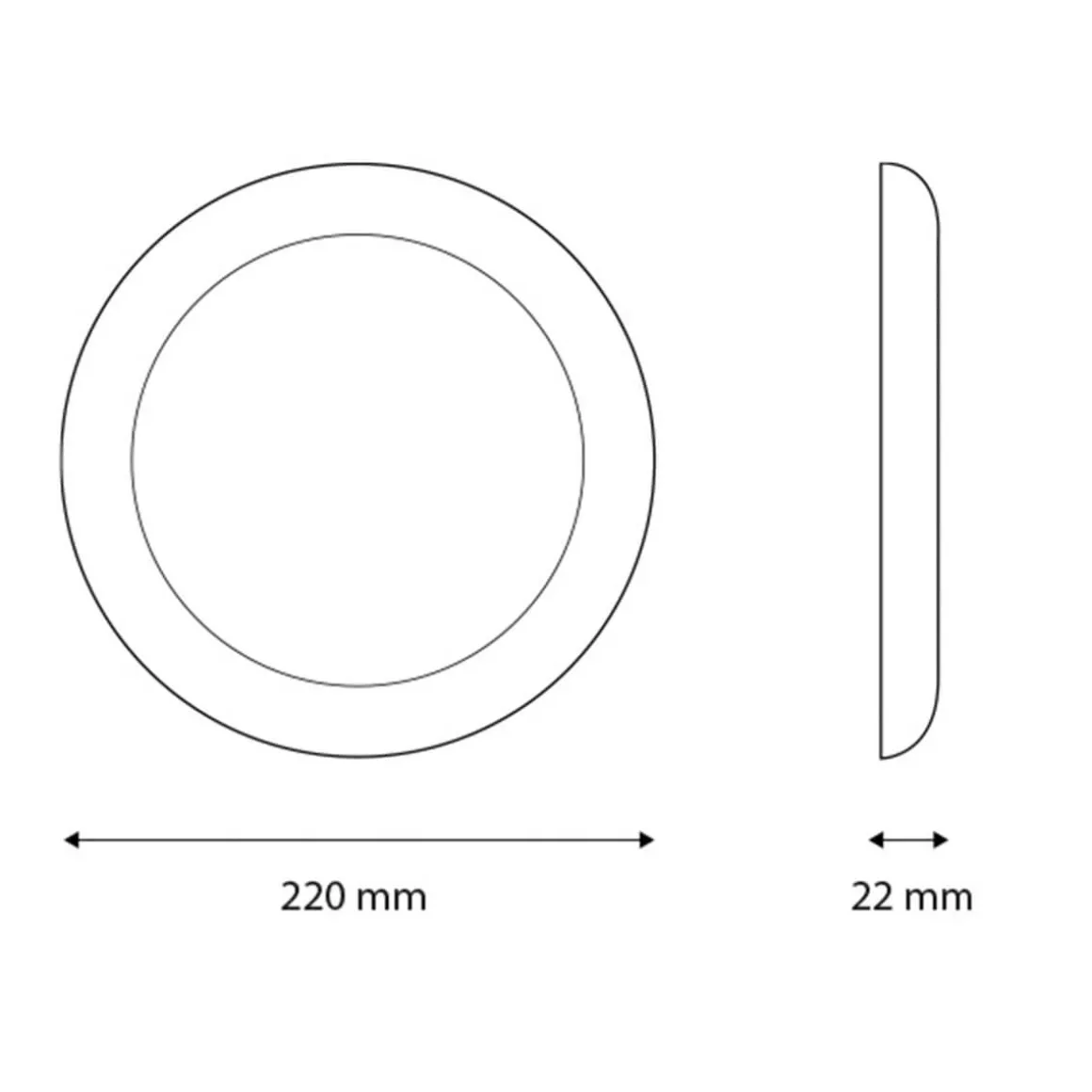 Interlight Next Multi Downlight IP44 LED Deckenleuchte