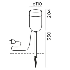 IP44.DE Bik.4 Spike LED Spießstrahler