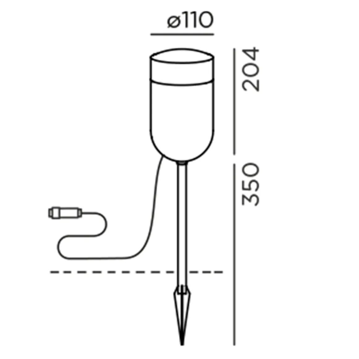 IP44.DE Bik.4 Spike LED Spießstrahler Connect