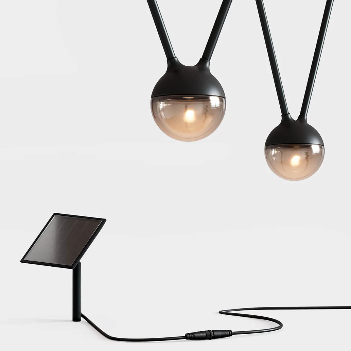 IP44.DE Cherry bubbls solar LED Solar-Lichterkette