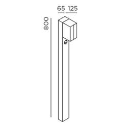 IP44.DE Cut Control LED Pollerleuchte
