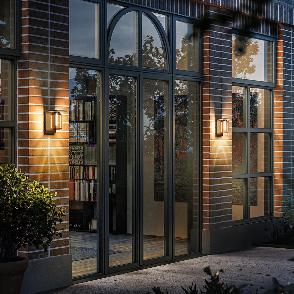 IP44.DE Dia F LED Außenwandleuchte