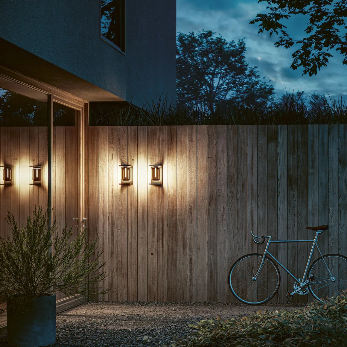 IP44.DE Dia LED Außenwandleuchte