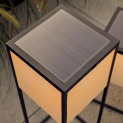 IP44.DE Fil LED Solarleuchte, Dim-to-Amber