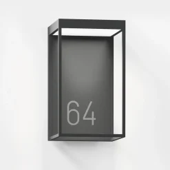 IP44.DE Gic number LED Außenwandleuchte, anthracite