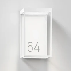 IP44.DE Gic number LED Außenwandleuchte, pure white