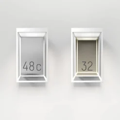 IP44.DE Gic number LED Außenwandleuchte, pure white