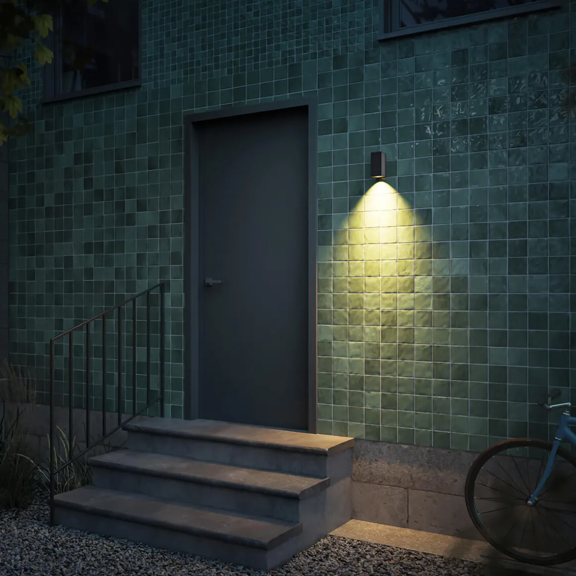 IP44.DE Iem.2 Down LED Außenwandleuchte