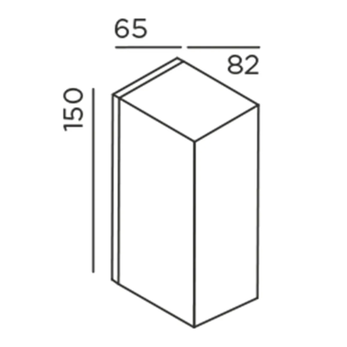 IP44.DE Iem.2 Down LED Außenwandleuchte