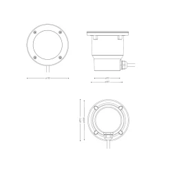 IP44.DE In A LED Bodeneinbauleuchte Connect