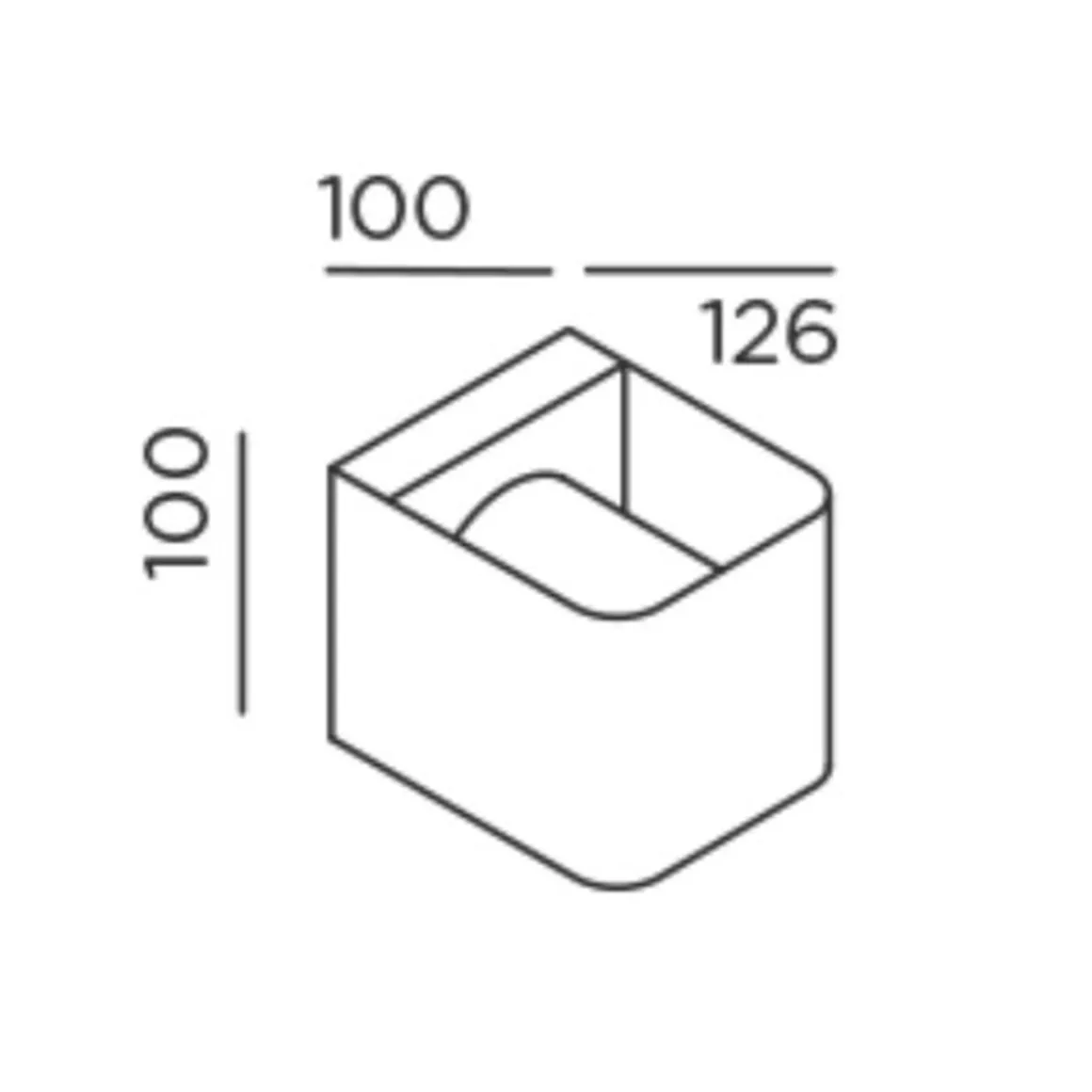 IP44.DE Intro LED Außenwandleuchte