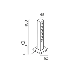 IP44.DE Lin Base LED Pollerleuchte