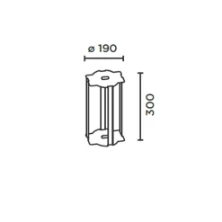 IP44.DE Mir R 70 LED Pollerleuchte
