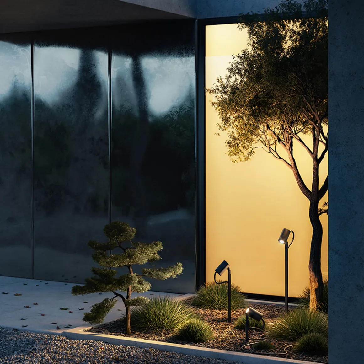 IP44.DE Piek 100 LED Spießstrahler Connect