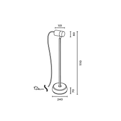 IP44.DE Piek Lettura LED Stehleuchte Connect