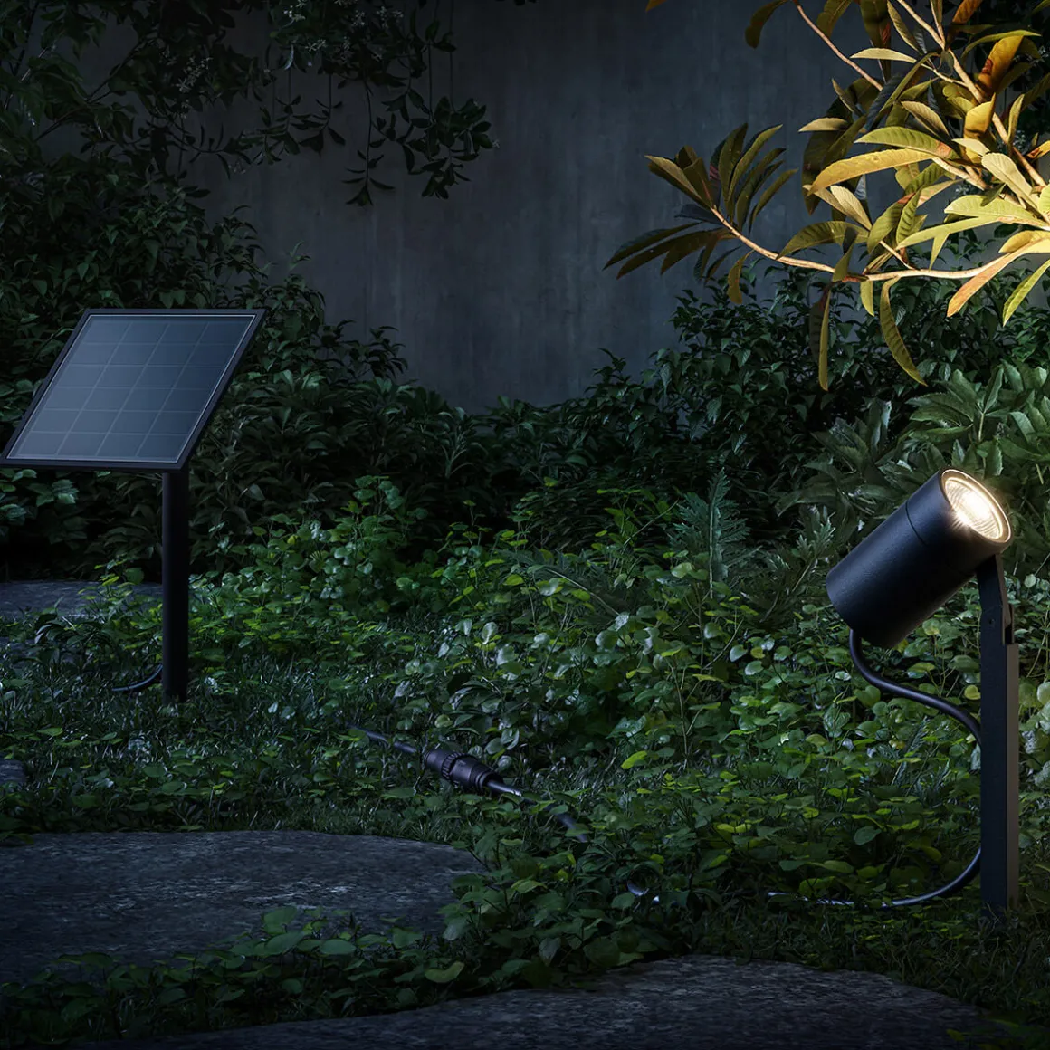 IP44.DE Piek mini solar LED Solarleuchte mit Erdspieß