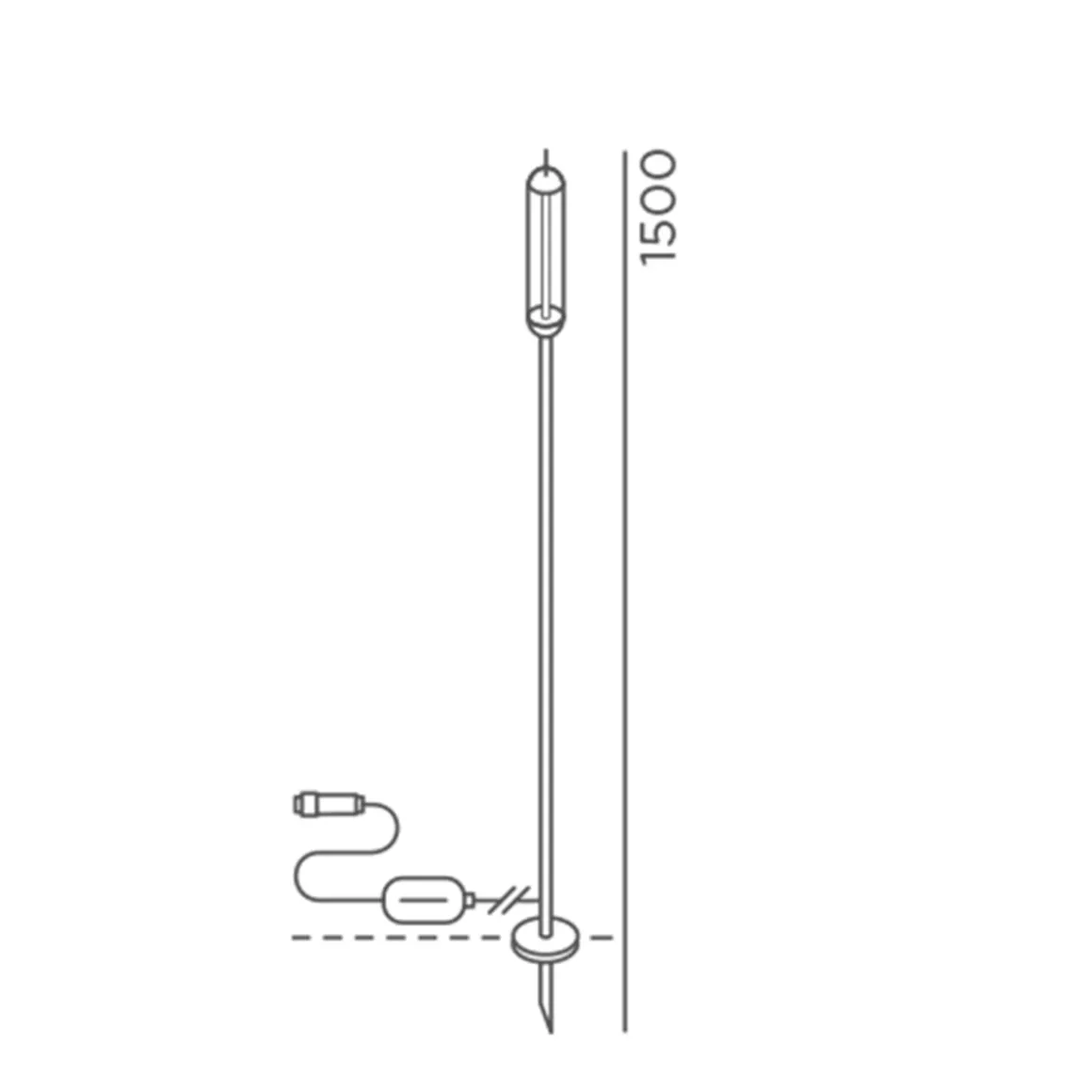 IP44.DE Reed LED Erdspießleuchte Connect