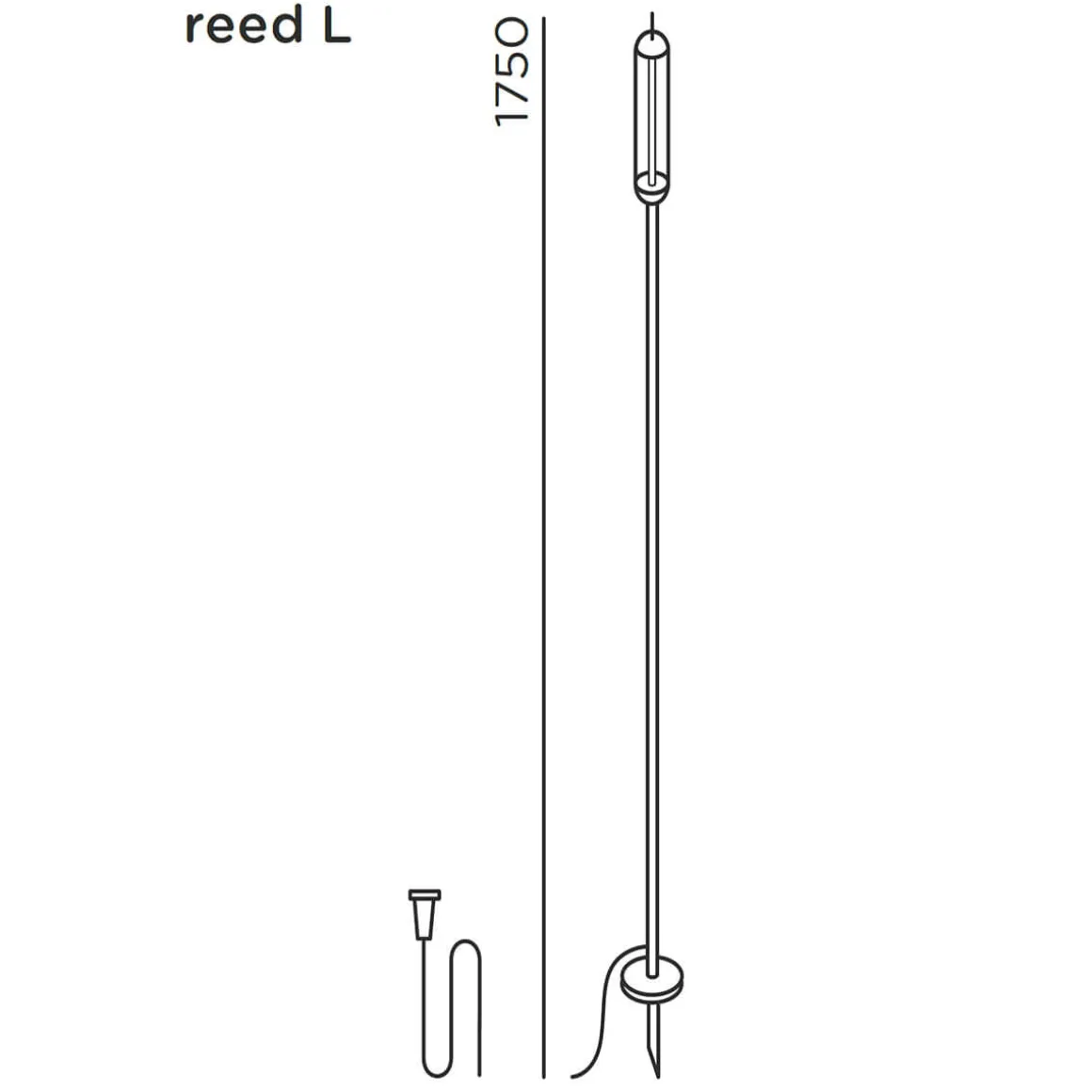 IP44.DE Reed solar join LED Solarleuchte mit Erdspieß