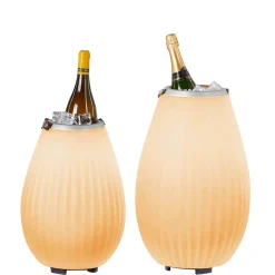 Joouls 2er Set The Joouly LED Akkuleuchte, Bluetooth Lautsprecher & Weinkühler