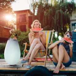 Joouls 2er Set The Joouly LED Akkuleuchte, Bluetooth Lautsprecher & Weinkühler