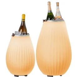 Joouls 2er Set The Joouly LED Akkuleuchte, Bluetooth Lautsprecher & Weinkühler