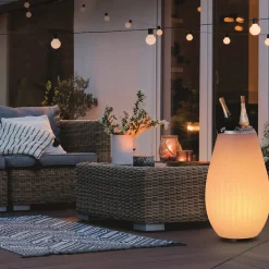 Joouls 2er Set The Joouly LED Akkuleuchte, Bluetooth Lautsprecher & Weinkühler