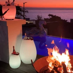 Joouls 2er Set The Joouly LED Akkuleuchte, Bluetooth Lautsprecher & Weinkühler