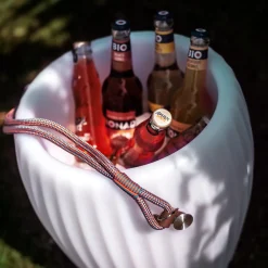 Joouls The Joouly Bowl L LED Akkuleuchte, Bluetooth Lautsprecher & Weinkühler