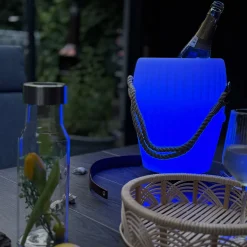 Joouls The Joouly Bowl M LED Akkuleuchte, Bluetooth Lautsprecher & Weinkühler