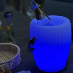 Joouls The Joouly Bowl M LED Akkuleuchte, Bluetooth Lautsprecher & Weinkühler