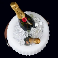 Joouls The Joouly Bowl M LED Akkuleuchte, Bluetooth Lautsprecher & Weinkühler