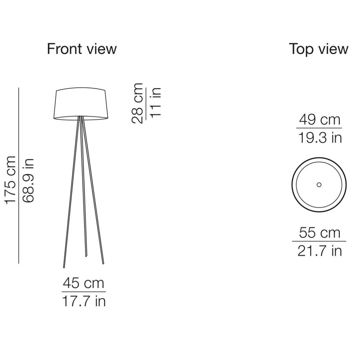 Kdln Tripod Stehleuchte