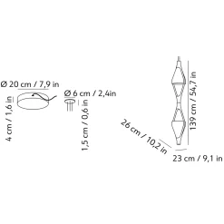 Kdln Viceversa 2 LED Pendelleuchte