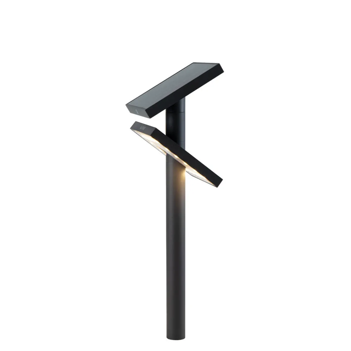Klewe Heliostepper LED Akku-Solarleuchte mit Erdspieß