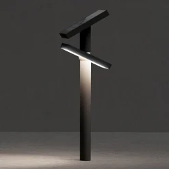 Klewe Heliostepper LED Akku-Solarleuchte mit Erdspieß