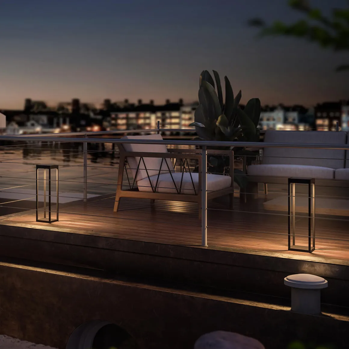 Klewe Radia Maxi LED Akku-Solarleuchte