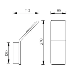 Knapstein Ava LED Wandleuchte