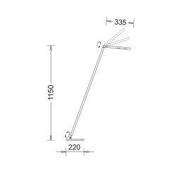 Knapstein Dina-S LED Leseleuchte