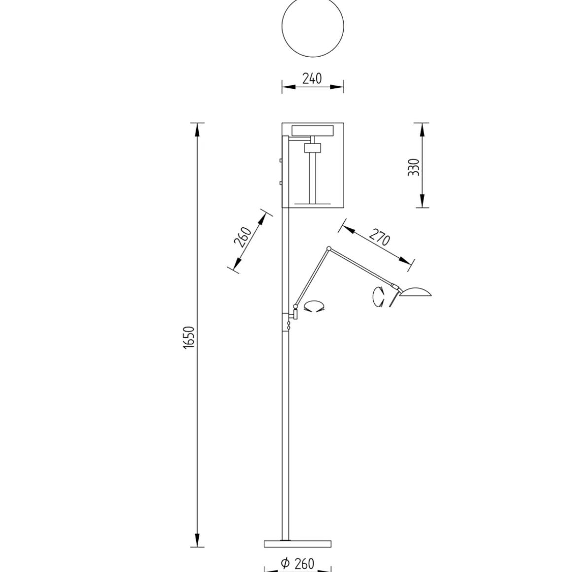 Knapstein Kira-L LED Stehleuchte