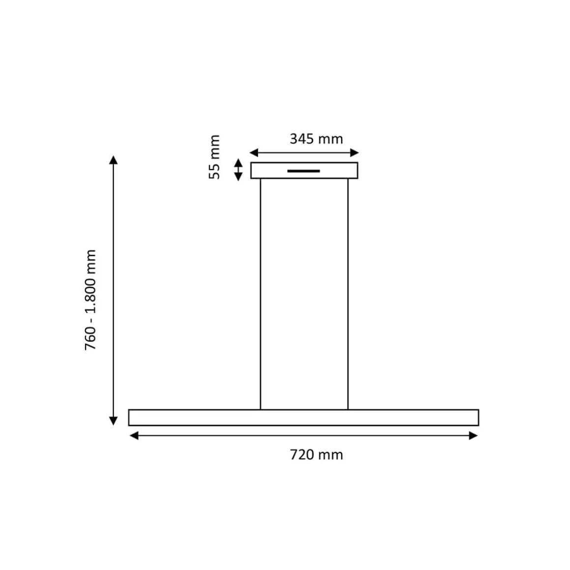 Knapstein Linda-72 LED Pendelleuchte