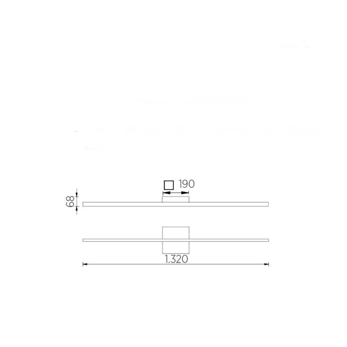 Knapstein Nuri-1 LED Deckenleuchte
