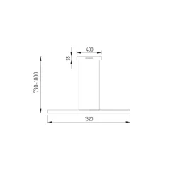 Knapstein Runa-132 LED Pendelleuchte